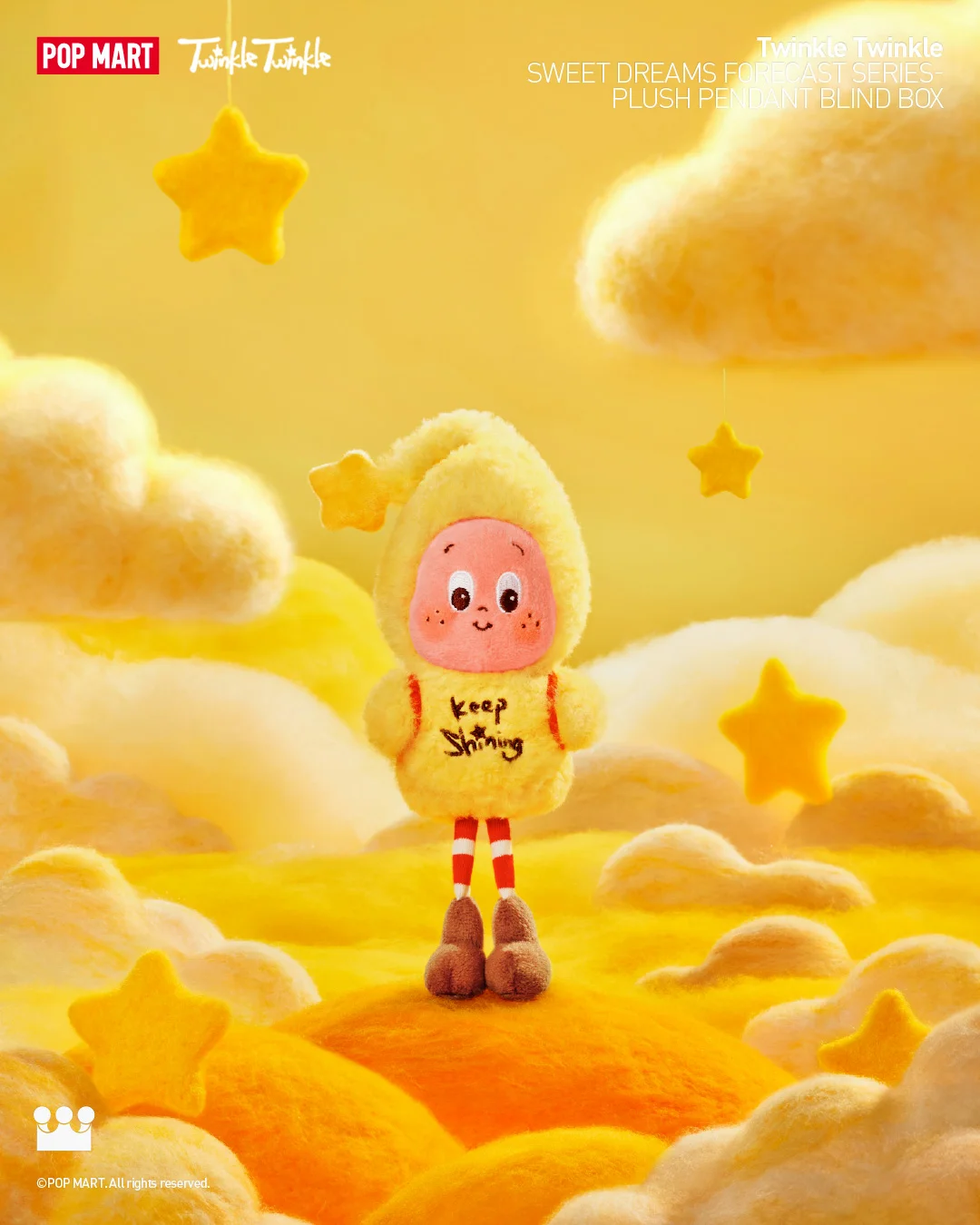 Twinkle Twinkle Sweet Dreams Forecast Series-Plush Pendant